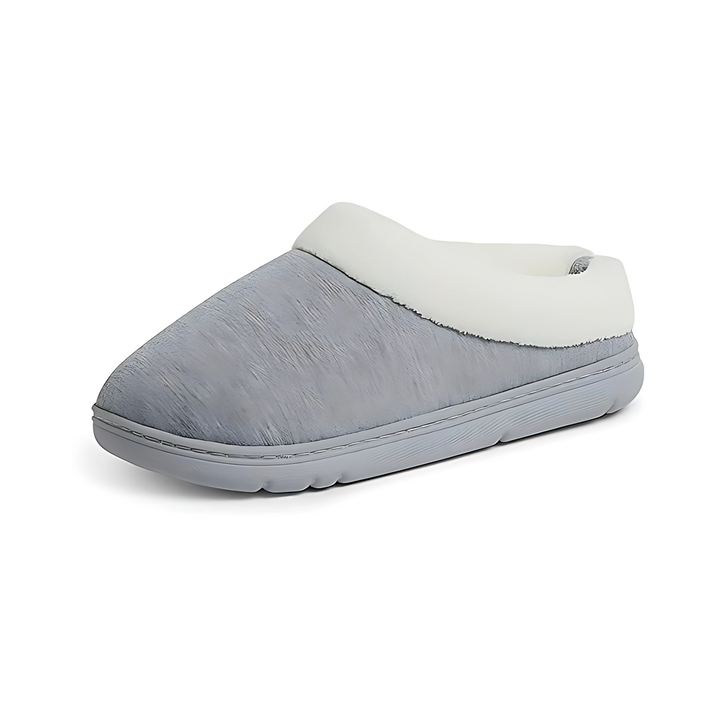 Josslyn Women's Olive Memory Foam Sweatshirt Clog Slippers