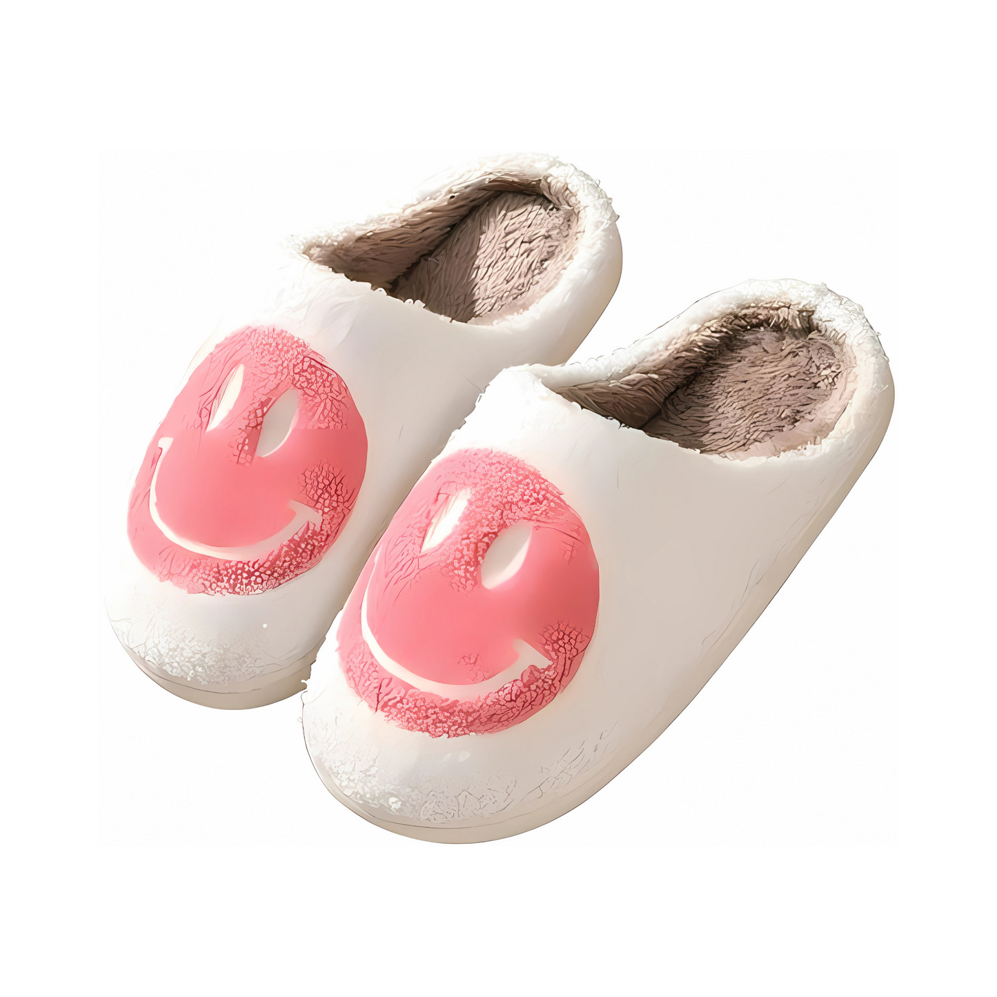 Josslyn  Smile Face Slippers for Women Happy face slippers