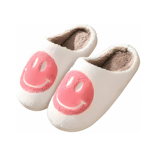 Josslyn  Smile Face Slippers for Women Happy face slippers